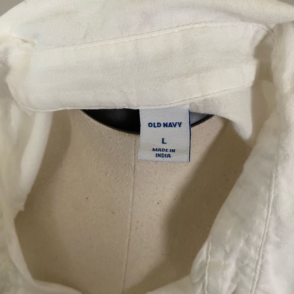 Old Navy Classic White Button-Up - Picture 2 of 5